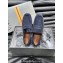 Ermenegildo Zegna Penny suede Men's Loafer espadrilles Blue 2024