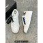 Ermenegildo Zegna Triple Stitch™ deerskin Men's sneakers off white/Blue 2024