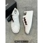 Ermenegildo Zegna Triple Stitch™ deerskin Men's sneakers off white/Red 2024