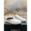 Ermenegildo Zegna Triple Stitch™ deerskin Men's sneakers off white/Red 2024