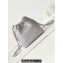 Chanel Shiny Calfskin & Silver-Tone Metal CHANEL 22 Mini Handbag AS3980 Gray