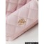 Chanel Grained Calfskin & Gold-Tone Metal Mini Backpack Bag AP3753 Light Pink 2024