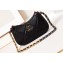 Chanel Shiny Lambskin CHANEL 19 Clutch with Chain Bag AP3763 Black 2024