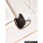 Chanel Shiny Lambskin CHANEL 19 Clutch with Chain Bag AP3763 Black 2024