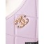 Chanel Shiny Lambskin CHANEL 19 Clutch with Chain Bag AP3763 Lilac 2024