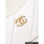 Chanel Shiny Lambskin CHANEL 19 Clutch with Chain Bag AP3763 White 2024