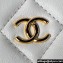 Chanel Shiny Crumpled Calfskin, Resin & Gold-Tone Metal Clutch with Chain Bag AP3786 White 2024