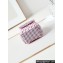 Chanel Printed Fabric & Gold-Tone Metal Mini Backpack Bag AP3753 Pink 2024
