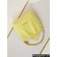 Chanel Canvas & Silver-Tone CHANEL 22 Medium Handbag AS3261 Yellow 2024
