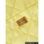 Chanel Canvas & Silver-Tone CHANEL 22 Medium Handbag AS3261 Yellow 2024