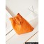 Chanel Canvas & Gold-Tone CHANEL 22 Small Handbag AS3260 Orange 2024