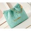 Chanel Canvas & Gold-Tone CHANEL 22 Small Handbag AS3260 Green 2024