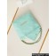 Chanel Canvas & Gold-Tone CHANEL 22 Small Handbag AS3260 Green 2024