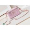 Chanel Lambskin, Resin & Gold-Tone Metal Clutch with Chain Bag AP3213 Pink 2024