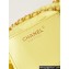 Chanel Canvas & Gold-Tone CHANEL 22 Mini Handbag AS3980 Yellow 2024