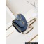 Chanel Washed Denim & Gold-Tone Metal Small Messenger Bag AS4850 Blue 2024