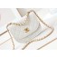 Chanel Calfskin & Gold-Tone Metal Small Messenger Bag AS4850 White 2024