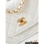 Chanel Calfskin & Gold-Tone Metal Small Messenger Bag AS4850 White 2024