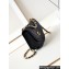 Chanel Calfskin & Gold-Tone Metal Small Messenger Bag AS4850 Black 2024