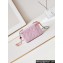 Chanel Lambskin, Resin & Gold-Tone Metal Clutch with Chain Bag AP3213 Pink 2024