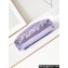 Chanel Crinkled Calfskin & Silver-Tone CHANEL 22 Small Handbag AS3260 Metallic Purple 2024