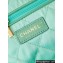 Chanel Crinkled Calfskin & Gold-Tone CHANEL 22 Small Handbag AS3260 Metallic Green 2024