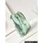 Chanel Crinkled Calfskin & Gold-Tone CHANEL 22 Medium Handbag AS3261 Metallic Green 2024