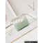 Chanel Patent Gradient Calfskin & Lacquered Metal CHANEL 22 Mini Handbag AS3980 White/Light Green 2024
