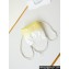Chanel Patent Gradient Calfskin & Lacquered Metal CHANEL 22 Mini Handbag AS3980 White/Light Yellow 2024
