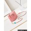 Chanel Lambskin, Resin & Gold-Tone Metal Clutch with Chain Bag AP3213 Coral Pink 2024