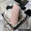 Chanel Grained Calfskin & Gold-Tone Metal Clutch with Chain Bag AP4000 Pink 2024