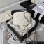 Chanel Grained Calfskin & Gold-Tone Metal Clutch with Chain Bag AP4000 White 2024