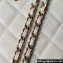 Chanel Grained Calfskin & Gold-Tone Metal Clutch with Chain Bag AP4000 White 2024