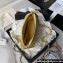 Chanel Grained Calfskin & Gold-Tone Metal Clutch with Chain Bag AP4000 Yellow 2024