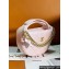 Chanel Grained Shiny Calfskin & Gold-Tone Metal Pouch Bag AP3943 Pink 2024