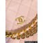 Chanel Grained Shiny Calfskin & Gold-Tone Metal Pouch Bag AP3943 Pink 2024