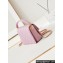 Chanel Grained Calfskin & Gold-Tone Metal Small Flap Bag with Top Handle Pink 2024