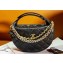 Chanel Grained Shiny Calfskin & Gold-Tone Metal Pouch Bag AP3943 Black 2024