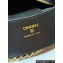 Chanel Grained Shiny Calfskin & Gold-Tone Metal Pouch Bag AP3943 Black 2024