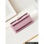Chanel Grained Calfskin & Gold-Tone Metal Small Flap Bag with Top Handle Pink 2024