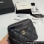 Chanel Caviar Leather Zip Coin Purse AP2061 Black/Gold 2024