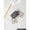 Chanel Lambskin, Resin & Gold-Tone Metal Clutch with Chain Bag AP3820 Dark Gray 2024