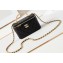 Chanel Lambskin, Resin & Gold-Tone Metal Clutch with Chain Bag AP3820 Black 2024