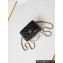 Chanel Lambskin, Resin & Gold-Tone Metal Clutch with Chain Bag AP3820 Black 2024