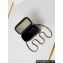 Chanel Lambskin, Resin & Gold-Tone Metal Clutch with Chain Bag AP3820 Black 2024