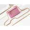 Chanel Lambskin, Resin & Gold-Tone Metal Clutch with Chain Bag AP3820 Dark Pink 2024
