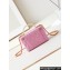 Chanel Lambskin, Resin & Gold-Tone Metal Clutch with Chain Bag AP3820 Dark Pink 2024
