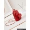 Chanel Grained Calfskin & Gold-Tone Metal Mini Backpack Bag AP3753 Red 2024