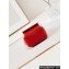 Chanel Grained Calfskin & Gold-Tone Metal Mini Backpack Bag AP3753 Red 2024