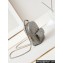 Chanel Grained Calfskin & Gold-Tone Metal Mini Backpack Bag AP3753 Gray 2024